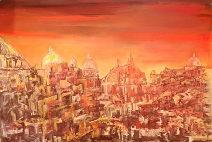 August Sunset by Laura D'Andrea - Contemporary Artwork
