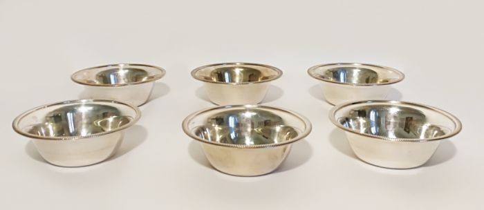 Anonymous - Six Small Silver Cups - Decorative Object