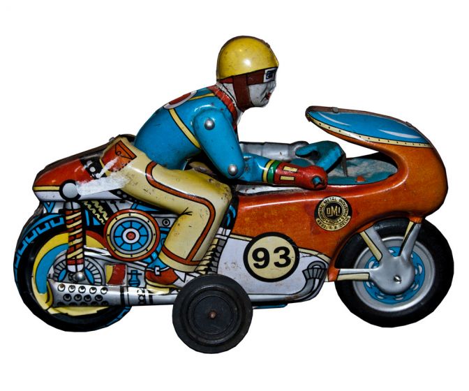 Oriental Metal Industries Motorcyclist - Decorative Objects