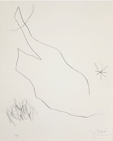 Journal D'Un Graveur - Vol. 2  Plate 5 by Joan Mirò - Surrealist Artwork

