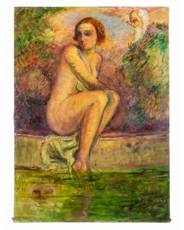 Antonio Feltrinelli - Seated Nude - Contemporary Artwork 