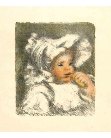 Pierre Auguste Renoir - L'Enfant au Biscuit (Jean Renoir) - Modern Artwork 