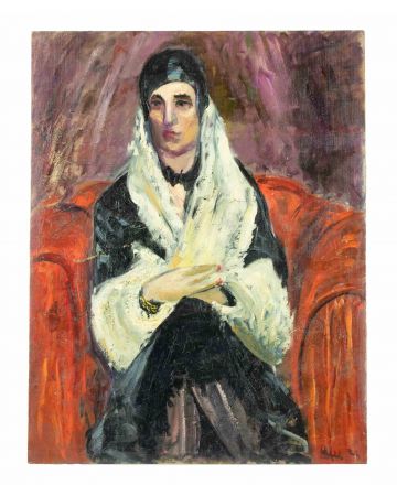 The Woman on Sofa