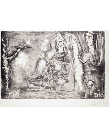 Pablo Picasso - Dans l'Atelier  - Contemporary Artwork 