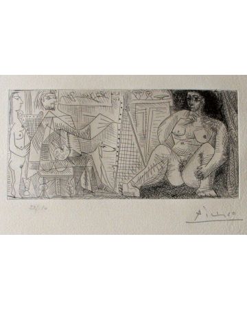Pablo Picasso - Le Peintre et Son Modèle - Contemporary Artwork 
