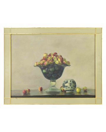 Mirror (Zhang Wei Guang) - Crystal Vase with Apples - Contemporary Artwork 