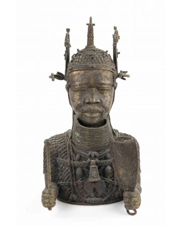 Bronze Bust of African Woman Antenata - Anonymous - Decorative Object 