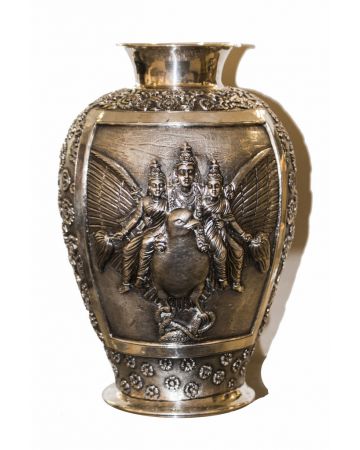Silver Vase by Anonymous - Decorative Object