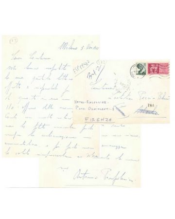 Autograph by Antonio Pierfederici - Manuscripts