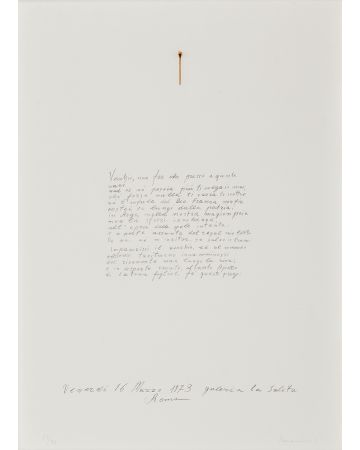 Vecchio non far che presso a queste navi.... by Jannis Kounellis - Contemporary Art