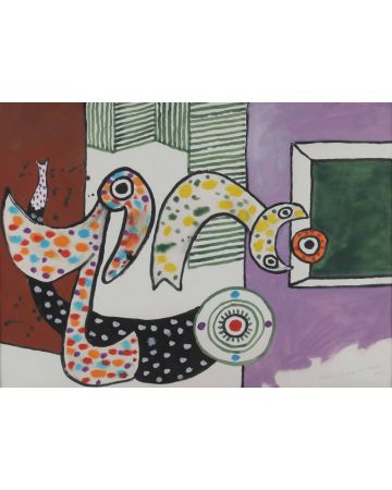 Flight on the Flieblies no.1 by Alan Davie - Contemporary Artwork