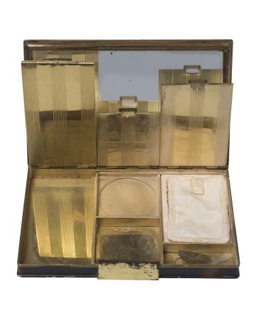 Gilded Bronze Clutch Purse by Anonymous - Decorative Object