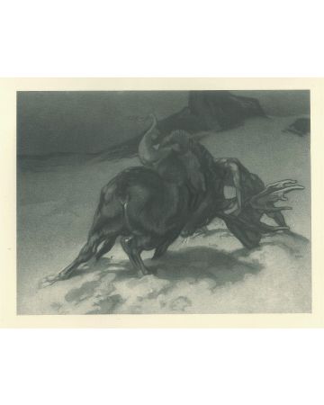 Kampf by Franz Von Bayros (Choisy Le Conin) - Modern Artwork