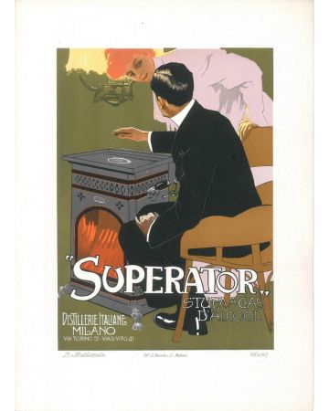 Superator by Leopoldo Metlicovitz - Modern Artwork