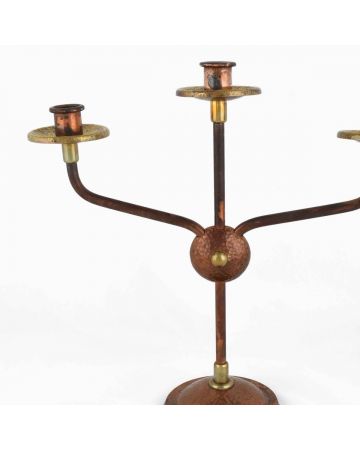 Anonymous - Vintage Brass and Copper Candlestick - Decorative Object 
