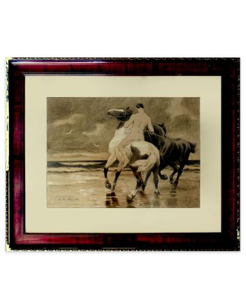 The Rider by Franz Müller-Münster - Modern Artwork
