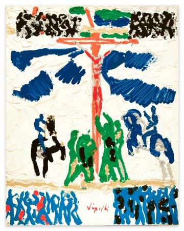 Study for a Crucifixion by Antonio Vangelli - Contemporary Artwork