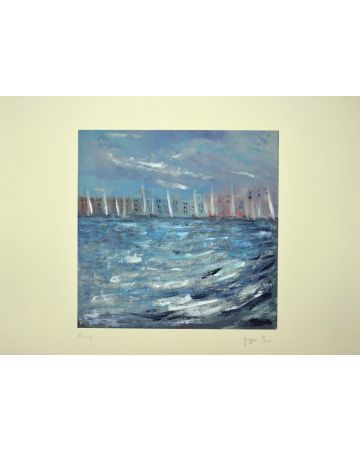 La Regata is an original artwork realized by the Belgian artist Martine Goeyens.