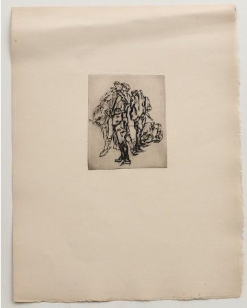 Front Italien by Anselmo Bucci - Modern Artwork.