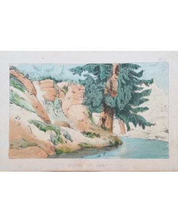 Rocks And Firs by Emile Henri Laporte - Modern Artwork 