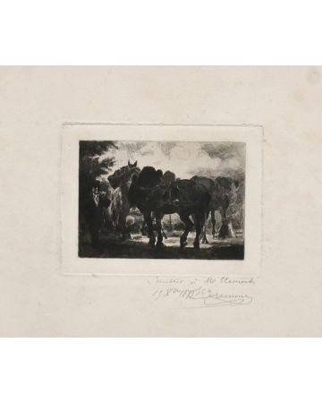 Horses by Anonymous- Modern Artwork