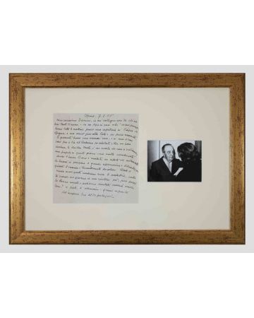 Autograph Letter Signed by Aldo Palazzeschi 