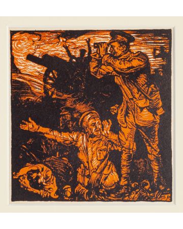 Combattimento di Neuwe Chapelle by Frank Brangwyn - Artwork 