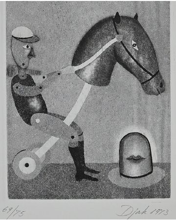 Rocking horse by Zivko Djak - Contemporary Artwork