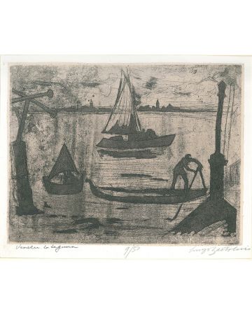 La Laguna di Venezia by Luigi Bartolini - Modern Artwork