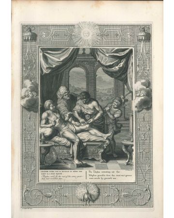Telephe guéri, from "Le Temple des Muses" by Bernard Picart - Old Master