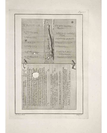 Carlo Nolli - Ancient Roman Inscriptions - Old Masters Art