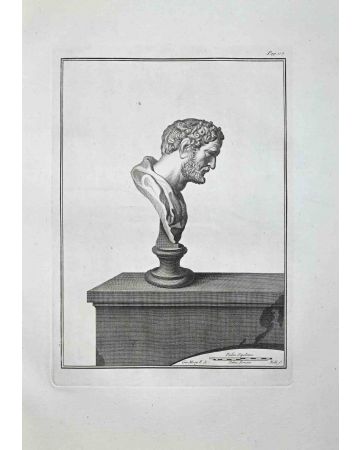 Profile of Ancient Roman Bust