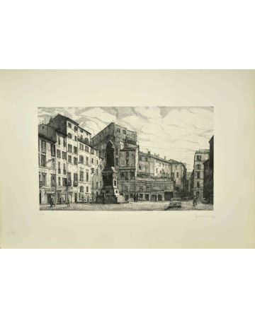 View of Piazza Campo dé Fiori