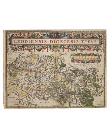Leodiensis Diocesis Typus Map (Map of Liege)