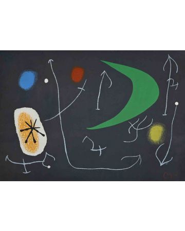 Joan Mirò - Le Lézard aux Plumes d'Or - Contemporary Artwork