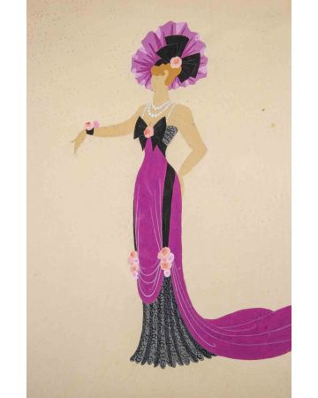 Les Mamelles de Tirésias - Choriste - 2nd act - Erté (Romain de Tirtoff) - Modern Art