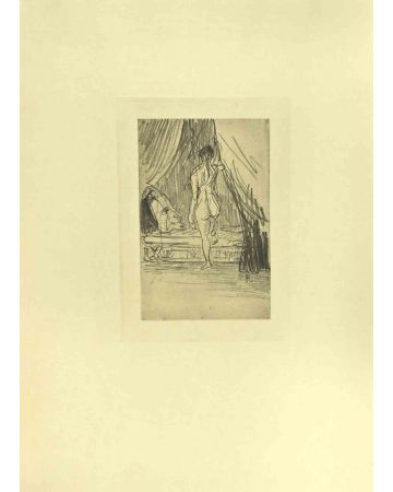 Illustration from the series "Les Fleurs du Mal"   