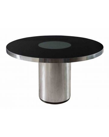 Willy Rizzo - Wood Dining Table Model "TP UNOPIEDI" - Modern Furniture 