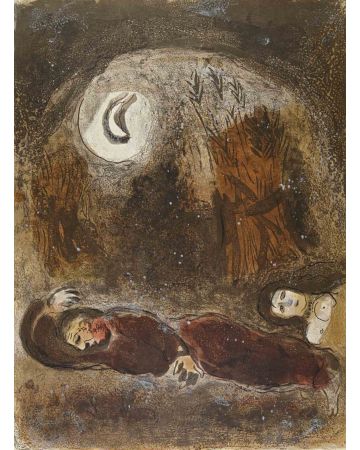 Ruth at the feet of Boaz 