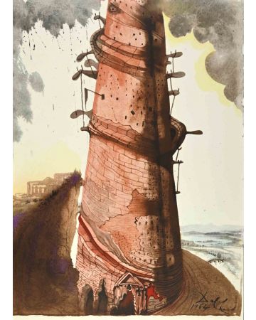 Salvador Dali' - Turris Babel - Contemporary Artwork 