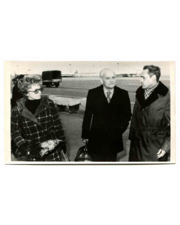 Anonymous - Alberto Moravia and Dacia Maraini - Vintage Photograph 