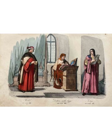 Various Authors - Uses and Customs - 13th and 14th Century - Modern Artwork 