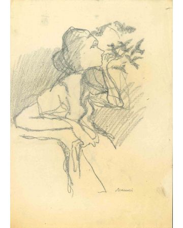 Mino Maccari - Figure - Modern Artwork 