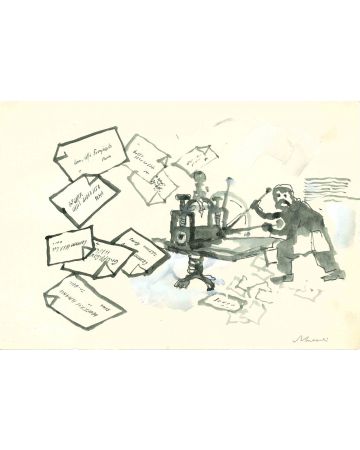 Mino Maccari – Printing – Modern Artwork 