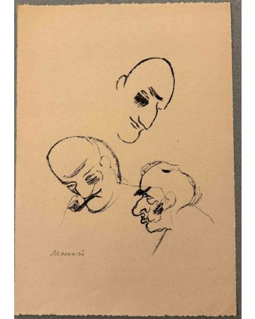 Mino Maccari - Portraits - Modern Artwork 