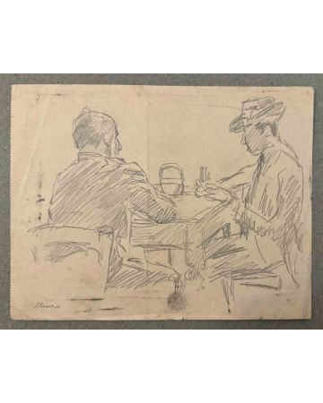 Mino Maccari - Playing - Modern Artwork 