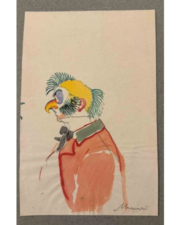 Mino Maccari – Figure – Modern Artwork 