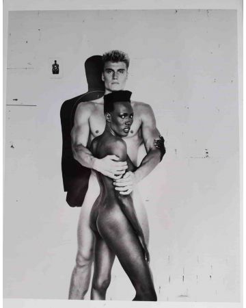 Helmut Newton - Grace Jones for Playboy – Vintage Photograph 