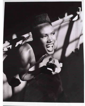 Helmut Newton  - Grace Jones for Playboy - Vintage Photograph 