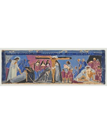  Marthe Delacroix - The Crucification – Modern Artwork 